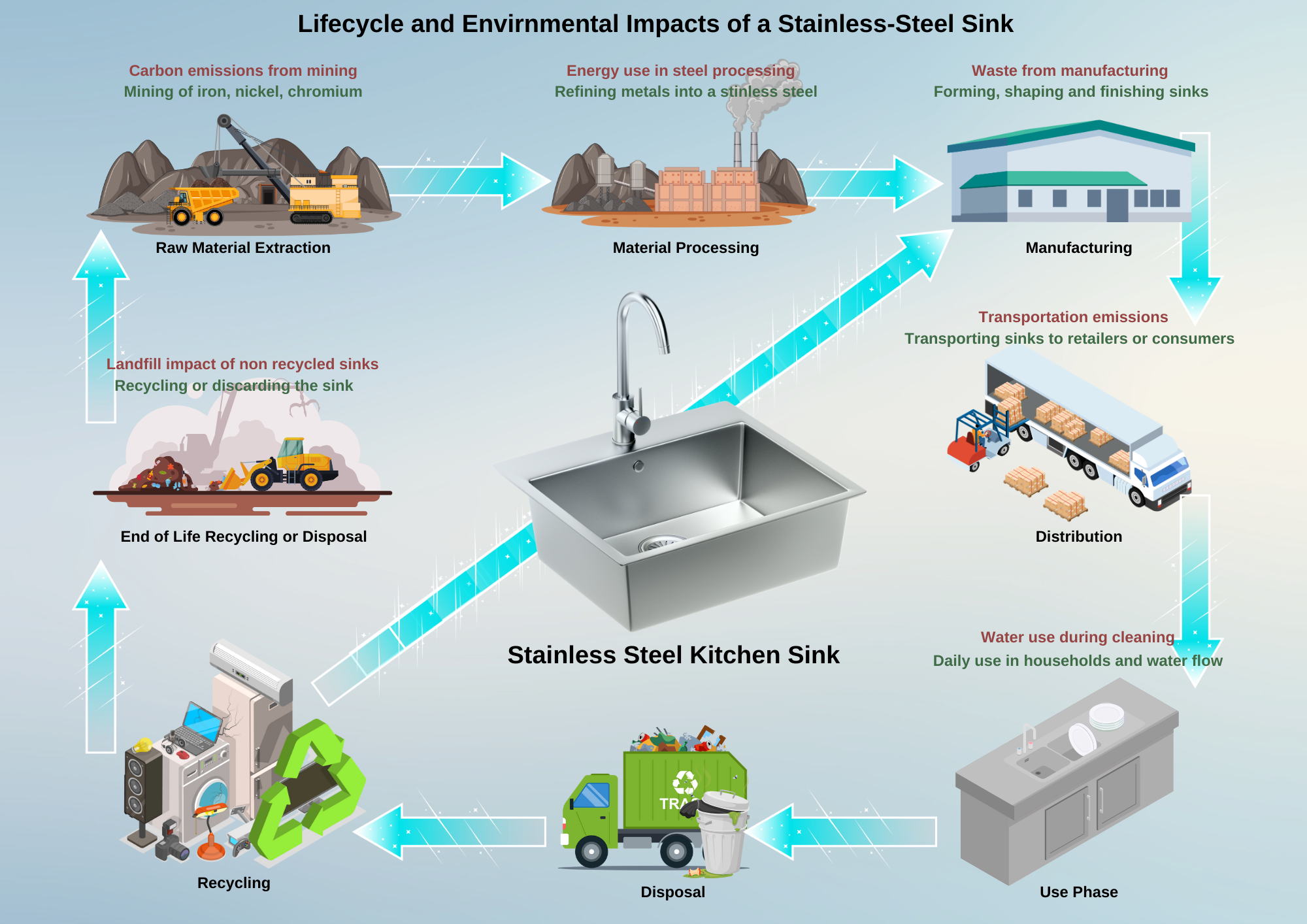 Stainless Steel Kitchen Sink